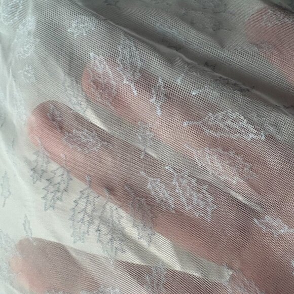 Vintage 1950s Pale Blue Chiffon Prom Dress ๐ Rockabilly Cupcake Party S - Picture 9 of 16